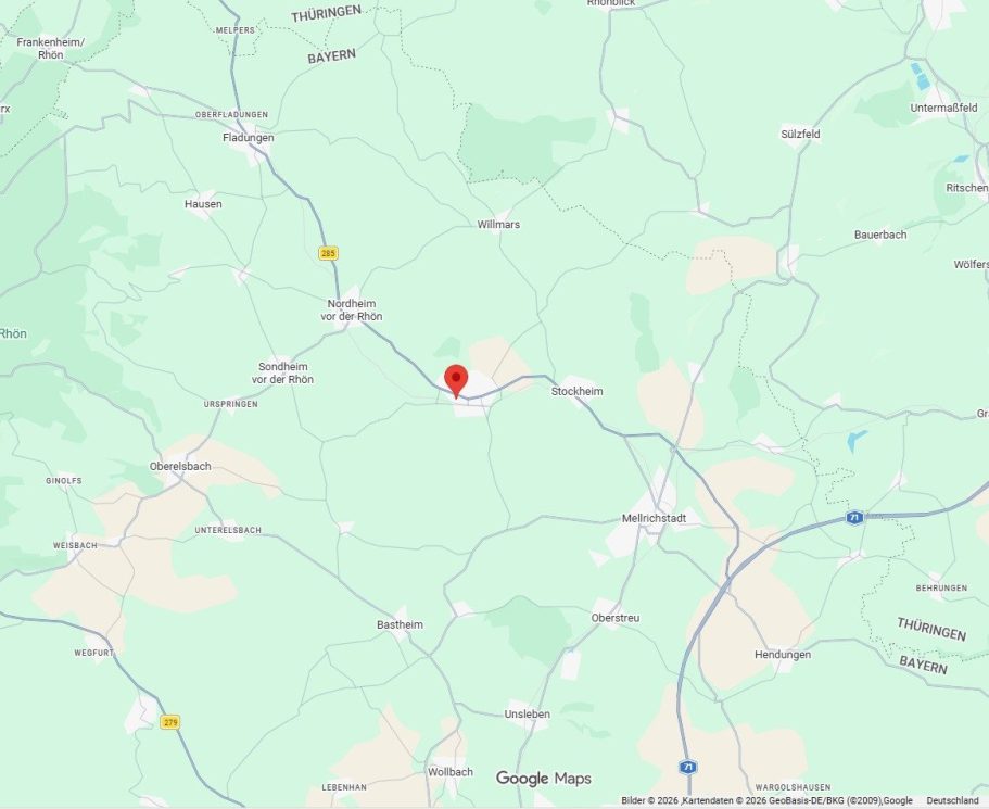 Sie finden die Hausarztpraxis Dr. Wolf in Ostheim Moritzmühle 1